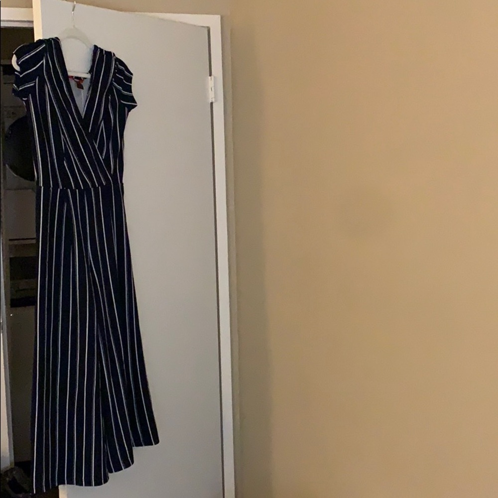 Navy blue romper